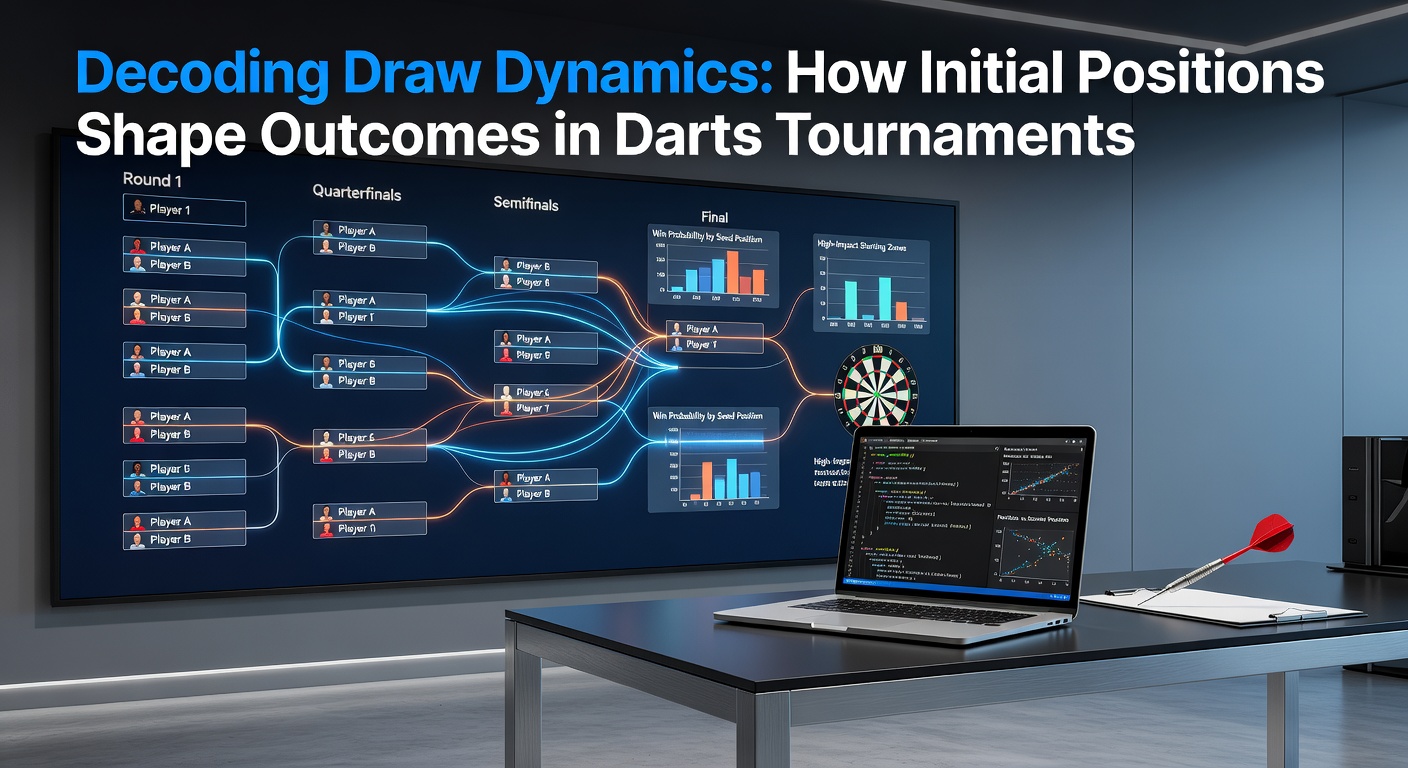 Professional darts players competing on stage, highlighting the tension of the initial throw in a tournament match