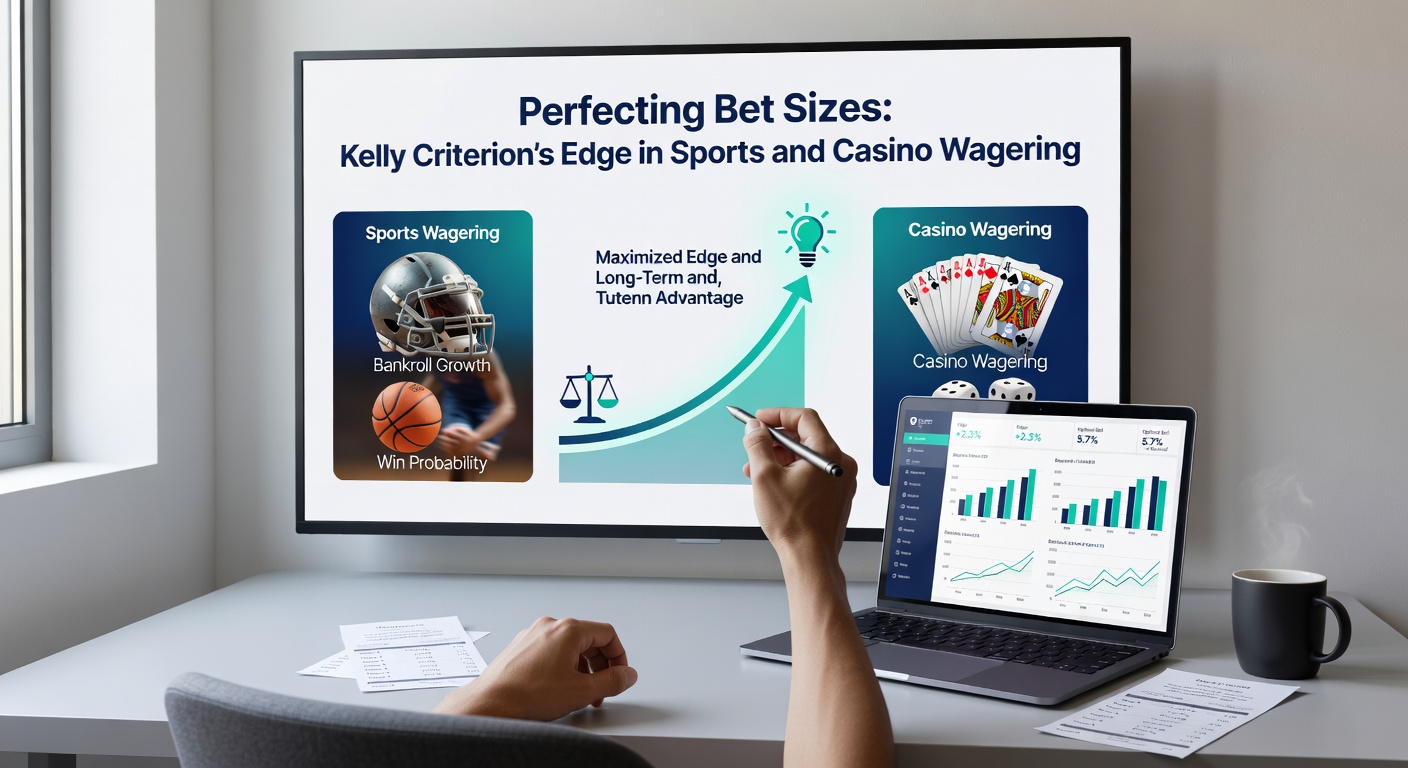 Graph depicting Kelly Criterion's optimal bankroll fraction for bet sizing across varying win probabilities and odds
