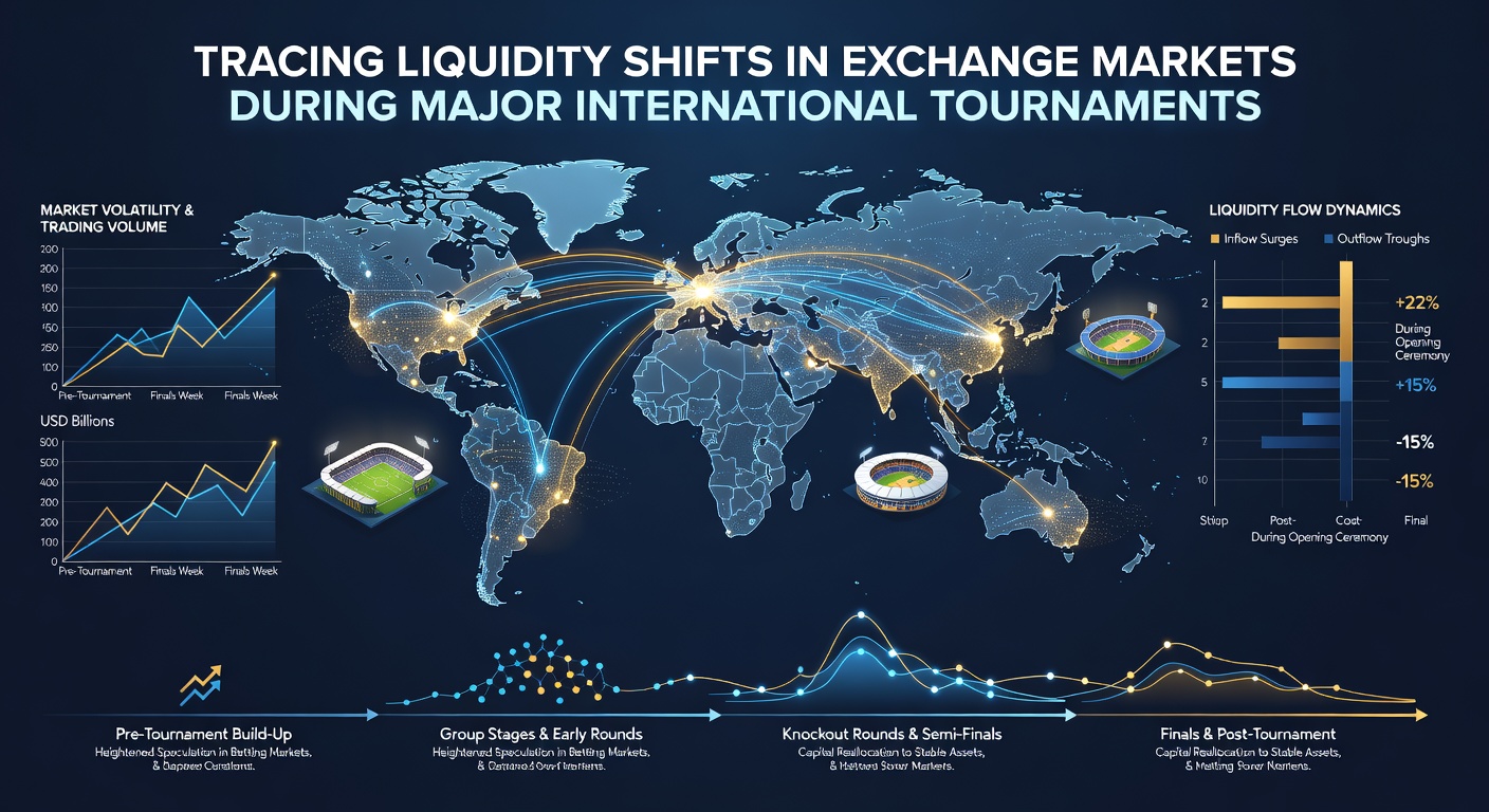 Illustration of order book depth on a betting exchange showing increased unmatched bets during a high-profile international match